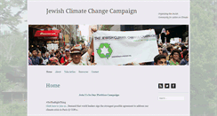 Desktop Screenshot of jewishclimatecampaign.org